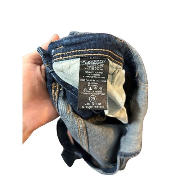 Blank NYC Overalls Bib Coveralls Medium Wash  Size 29 medium Wash Classic - Picture 8 of 11